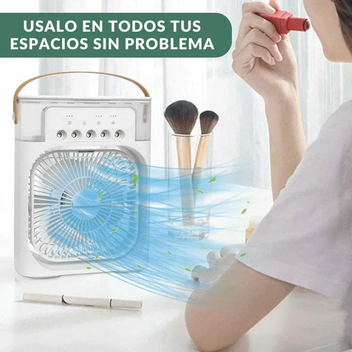 🍃💦 VENTILADOR HUMIDIFICADOR DE ALTA EFICIENCIA: REFRESCA Y PURIFICA EL AIRE DE TU HOGAR+ ENVÍO GRATIS HOY 🚚